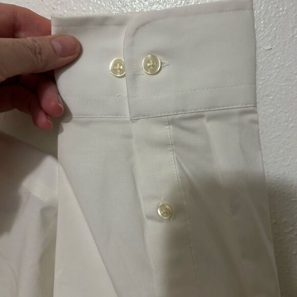 NWT Goodfellow & Co Dress Shirt White Standard fit size XL - Picture 5 of 8